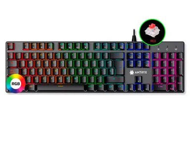 TECLADO GAMING ANTRYX MECANICO MK760L BLACK, RED SWITCH (AMK-760LKRE-SP) - 2