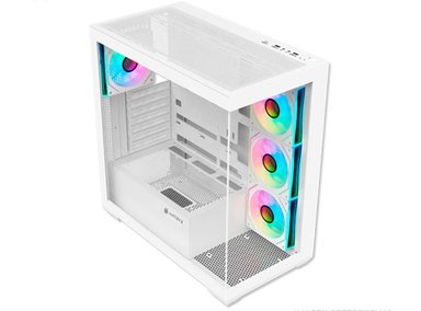 CASE ANTRYX FX 750 WHITE, 4 COOLER ARGB, USB TIPO C, V/TEMPLADO - 2