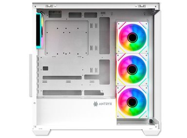 CASE ANTRYX FX 750 WHITE, 4 COOLER ARGB, USB TIPO C, V/TEMPLADO - 4