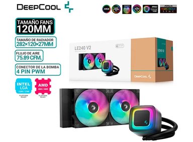 REFRIGERACION LIQUIDA DEEPCOOL LE240 V2 ARGB - 1