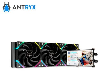 REFRIGERACION LIQUIDA ANTRYX TRITON VISION SP360 BLACK, ARGB, LCD 5' - 2