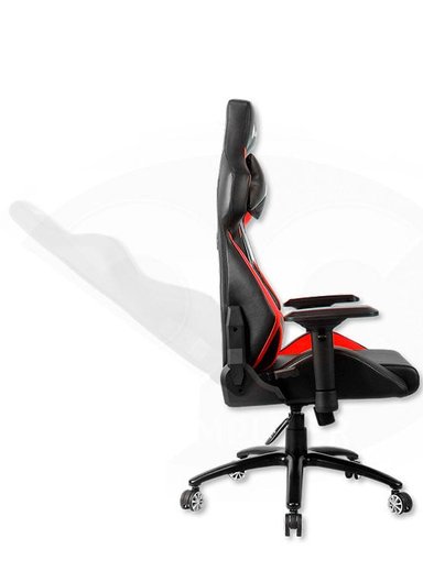 SILLA ANTRYX PRIX XTREME RACING BLACK RED (PN:AXR-6600-4RD) - 3
