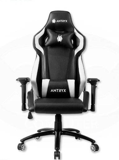 SILLA ANTRYX PRIX XTREME RACING BLACK WHITE (PN:AXR-6600-4WE) - 1