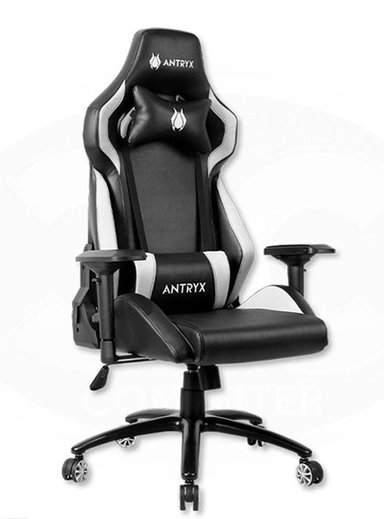 SILLA ANTRYX PRIX XTREME RACING BLACK WHITE (PN:AXR-6600-4WE) - 2