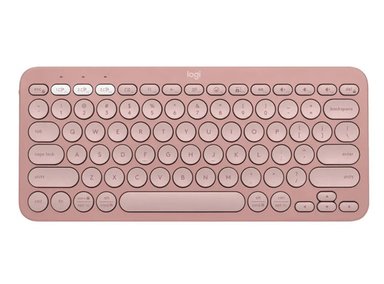 TECLADO LOGITECH PEBBLE 2 K380S BLUETOOTH/WIRELESS SP ROSE (920-011785) - 1