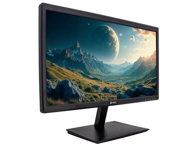 MONITOR PLANO TEROS TE-1916S, 19.5' HD TN, 75 HZ, 5MS, HDMI, VGA, AUDIO OUT, PARLANTES - 2