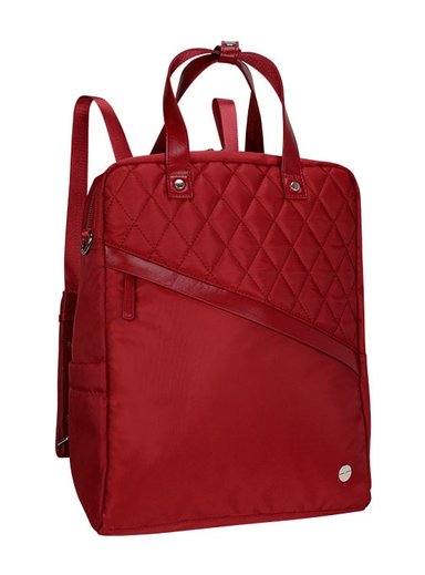 BACKPACK TEROS ROSEANN II TE-9049RD, PARA NOTEBOOKS DE HASTA 14.1', COLOR ROJO
