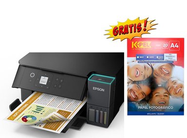 MULTIFUNCIONAL DE TINTA EPSON ECOTANK L4360, IMPRIME/ESCANEA/COPIA/WI-FI/USB - 3