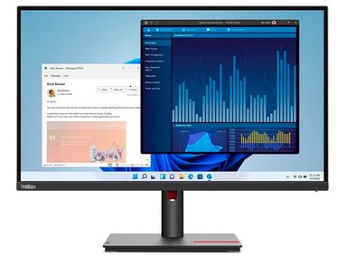 MONITOR LENOVO THINKVISION T22I-30, 21.5' 1920X1080 WLED IPS HDMI/DP/VGA COLOR RAVEN BLACK - 1