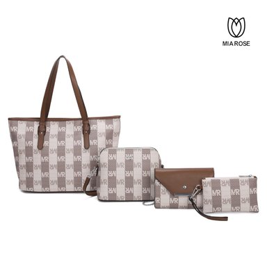 CARTERA ALEX SET 5PCS CARTERA+BOLSO+MORRAL+NECESER+MONEDERO