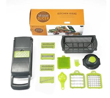 CUCHILLERIA COCINA FOREMANSHOP PICADOR MULTIFUNCIONAL FRUTAS VERDURAS 14 PCS