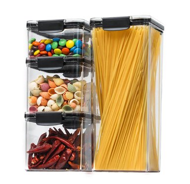 CONTENEDOR FOREMANSHOP BLANCO TRANSPARENTE ALMACENAMIENTO ALIMENTOS