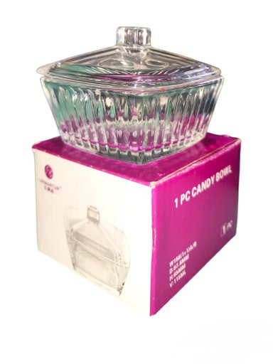 MINI DULCERA FOREMANSHOP TRANSPARENTE CRISTAL TAPA