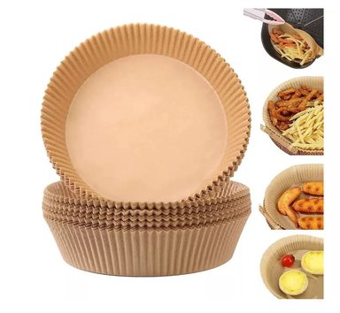 FORROS FOREMANSHOP MARRON CLARO DESECHABLES ANTIADHERENTE FREIDORA 50 PCS