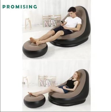 SOFA INFLABLE PORTÁTIL PLEGABLE CON REPOSAPIÉS - 3