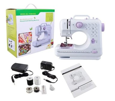 MAQUINA DE COSER DOMÉSTICA PORTÁTIL DE MANO CON PEDAL