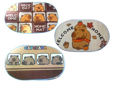 ALFOMBRA DE CAPIBARA DECORACIÓN DEL HOGAR