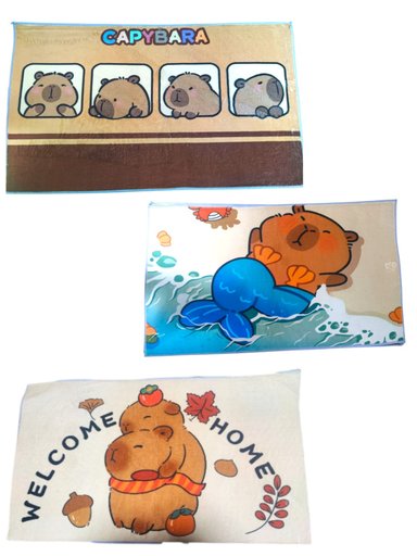 ALFOMBRA DE CAPIBARA DECORACIÓN DEL HOGAR