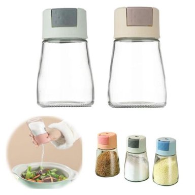 TRES DISPENSADORES DE CONDIMENTO MEDIDOR