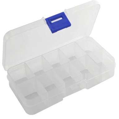 DOS ORGANIZADOR DE JOYAS TRANSPARENTE RECTANGULAR