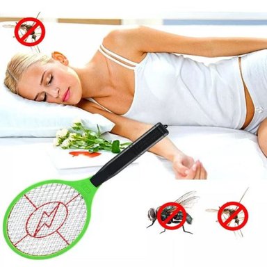 DOS RAQUETA ELECTRICA PARA MOSQUITOS MATA INSECTOS