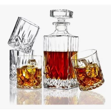 DECANTADOR DE WHISKY CON VASOS