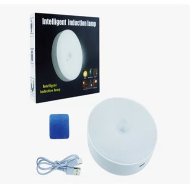 3 LAMPARA LED CON SENSOR MOVIMIENTO RECARGABLE