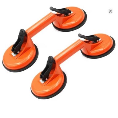 DOS VENTOSA PARA CARGAR VIDRIO