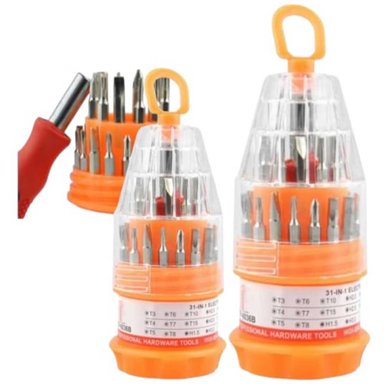 JUEGO DE DOS DESTORNILLADORES 31 EN 1