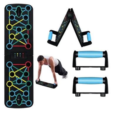 TABLERO MULTIFUNCION PECHO ESPALDA HOMBROS TRICEPS - PUSH UP