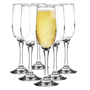 6 COPAS PARA CHAMPAGNE 180 ML