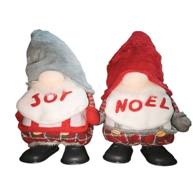 DECORACION DE MUÑECOS DE GNOMO MUSICAL  NAVIDEÑOS