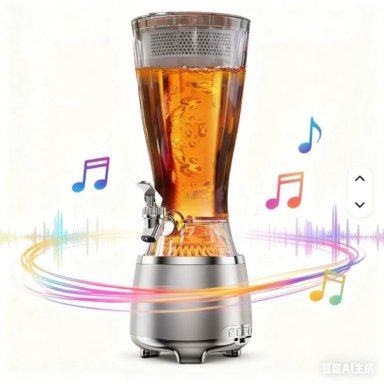 DISPENSADOR CERVEZA 2.5L CON PARLANTE BLUE