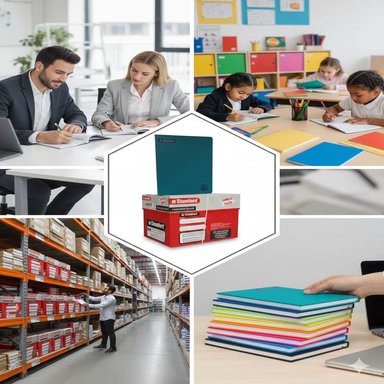 CAJA DE CUADERNOS TRIPLE RENGLON STANDFORD NOTEBOOK – 25 UNIDADES - 2