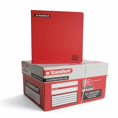 CAJA DE CUADERNOS RAYADO STANDFORD NOTEBOOK – 25 UNIDADES - 1