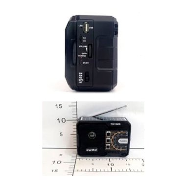 RADIO EWTTO ET-R1249BS CON PANEL SOLAR RECARGABLE Y BLUETOOTH - 2