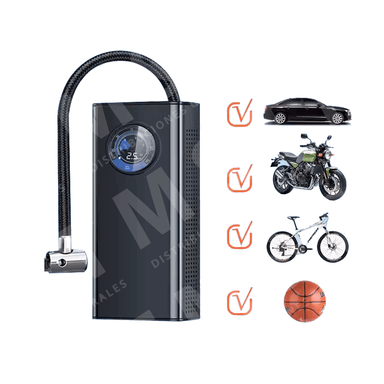 INFLADOR SCK619-5 LLANTAS PORTÁTIL NEGRO