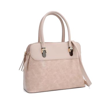 CARTERA DE CUERO PU BOLSO ELEGANTE MOON BEIGE