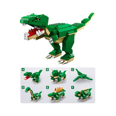 LEGO DINOSAURIO 6EN1 JUGUETE DIDÁCTICO 1000 PIEZAS - 1