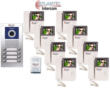 KIT DE VIDEO PORTERO PARA 8 DEPARTAMENTOS