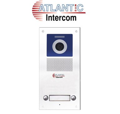 PORTERO CÁMARA DE 02 BOTONES, ATLANTIC AI-VC02DC COLOR GRIS