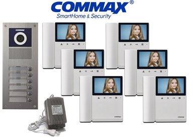 KIT DE VIDEO PORTERO PARA 6 DEPARTAMENTOS