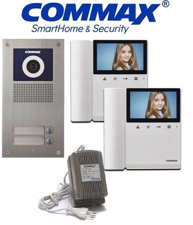 KIT DE VIDEO PORTERO PARA 2 DEPARTAMENTOS
