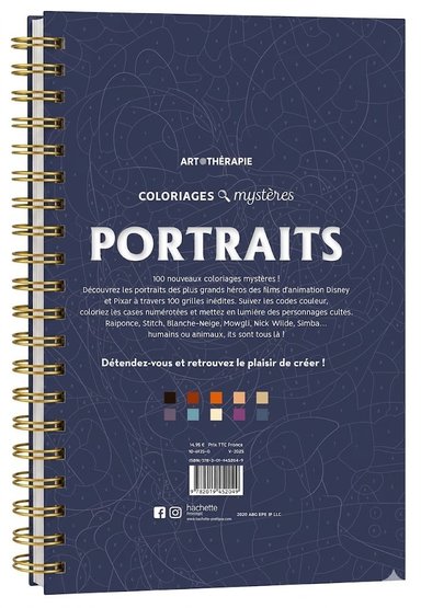 LIBRO DIBUJOS PARA COLOREAR DISNEY - DESCUBRIR EL MISTERIO POR NÚMEROS - 3