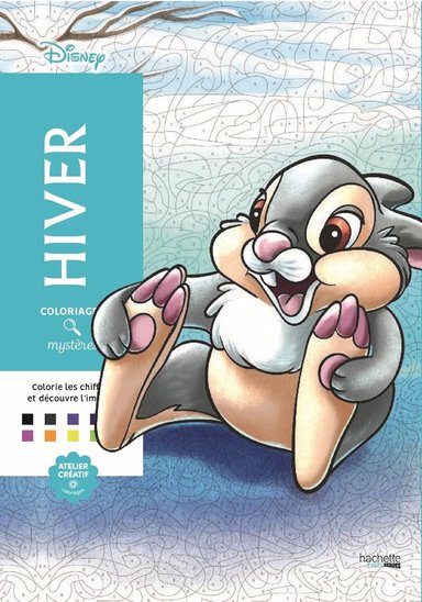 LIBRO DIBUJOS PARA COLOREAR DISNEY - DESCUBRIR EL MISTERIO POR NÚMEROS - 1