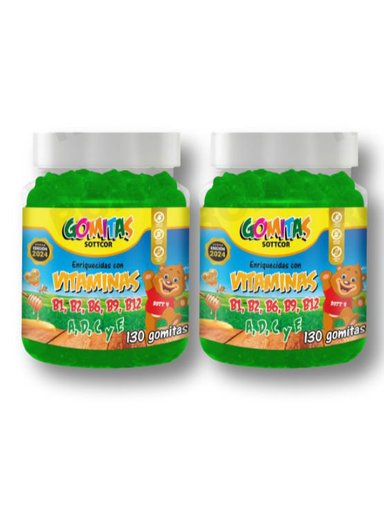 PACK 2 MULTIVITAMINAS NIÑOS 260 UND