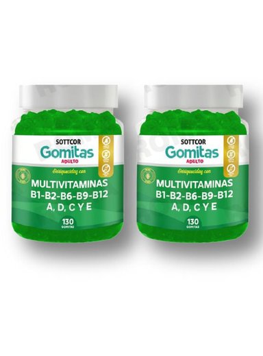 PACK 2 GOMITAS MULTIVITAMINAS 260 UND