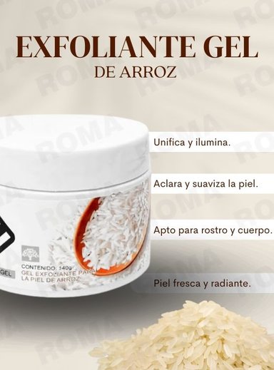 PACK 2 EXFOLIANTE EN GEL DE ARROZ BIOAQUA 280G - 2
