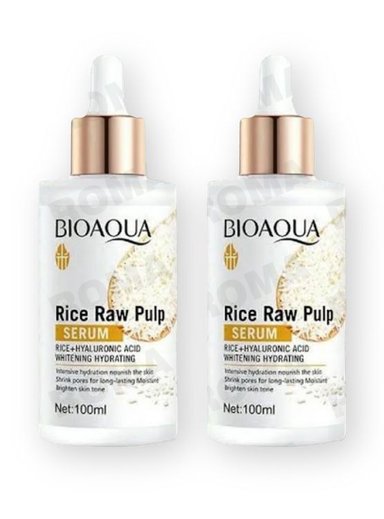 PACK 2 SERUM DE ARROZ CON ÁCIDO HIALURONICO BIOAQUA 200ML
