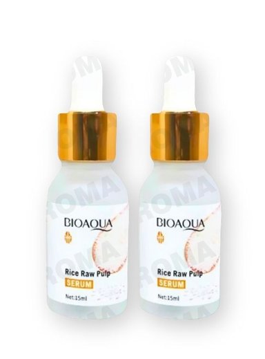 PACK 2 SERUM DE ARROZ CON ÁCIDO HIALURONICO BIOAQUA 30ML